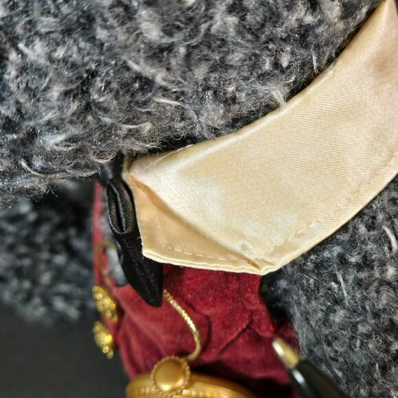 DanDee Smokey Scruffy Teddy Bear 10" Plush W/ Pocket Watch Vest Glasses Bowtie - Picture 7 of 12